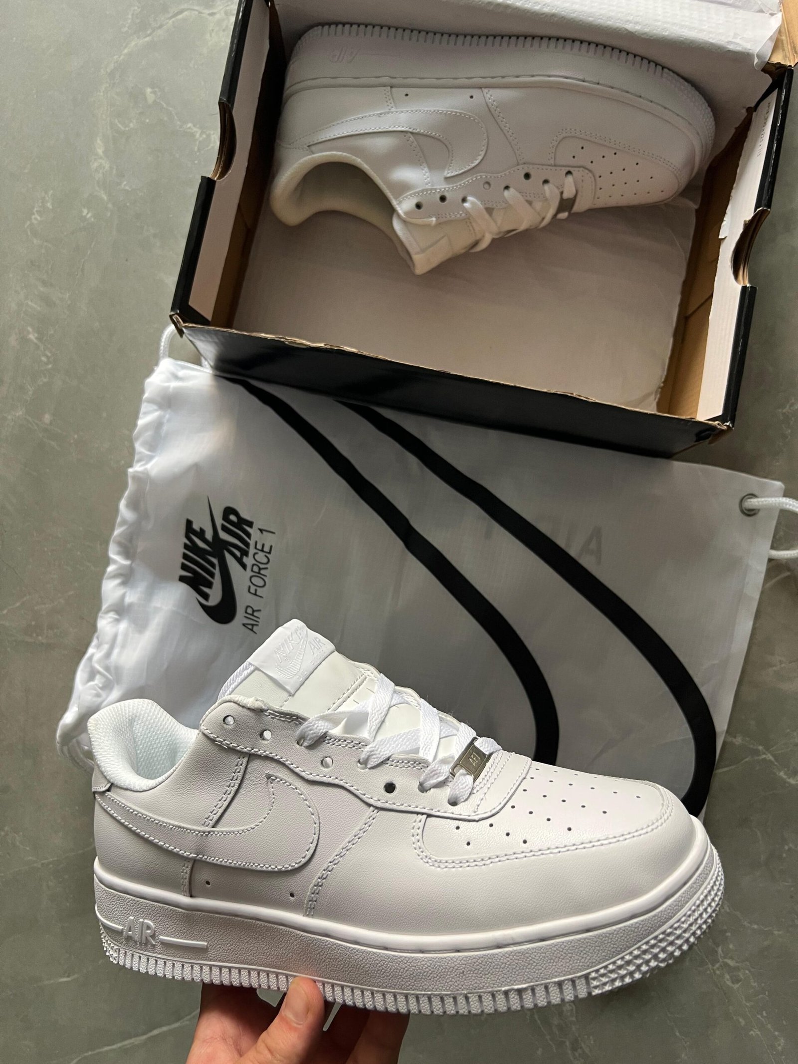 Nike Half Airforce UA Quality with Carry Bag and Brand Box (Unisex)
