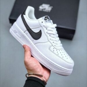 Nike Airforce 1 Low WHITE BLACK Men Shoes