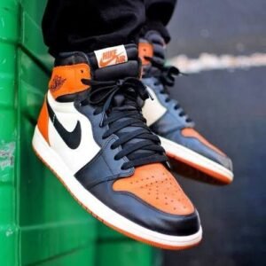 Nike Air Jordan 1 Sneaker for Men Orange
