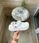 Crocs Classic Hiker Clogs (White)